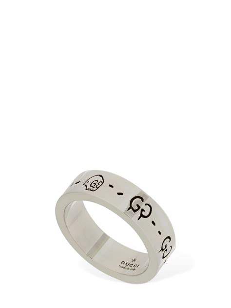 gold gucci ghost ring|gucci ghost ring price.